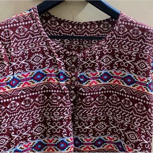 Printed Casual Top