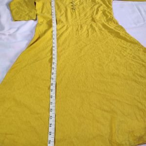 Mustard A-line Dress