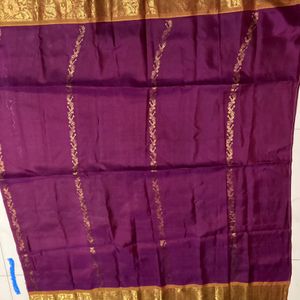 pure silk pavadai fabric for small girl