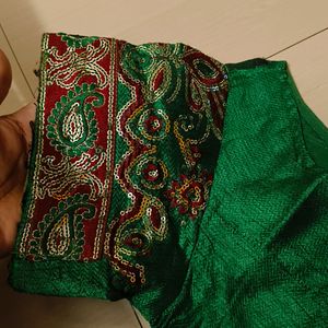 Green Work Blouse