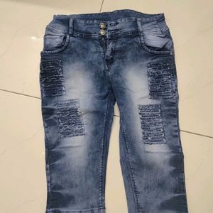 Denim Kapri