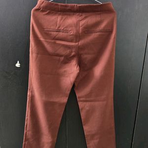 Brown Formal Pants