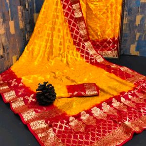 BANARSI ZARE Work Saree