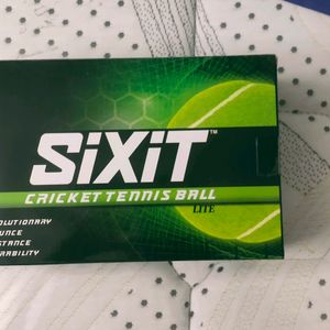 SIXIT CRICKET GREEN BALL NEW SEAL PACK BOX