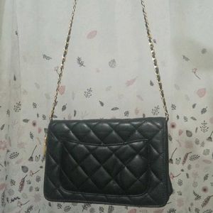 Trendy Black Chanel Style Luxury Slingbag