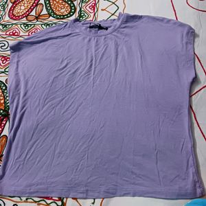 Purple Crop Tshirt