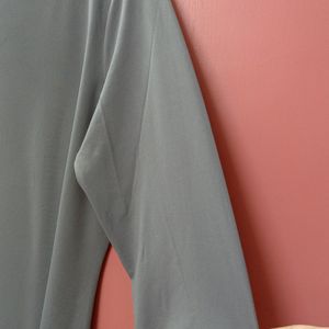 GREY COLOUR LITTLE LONG TOP