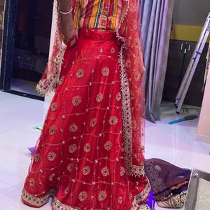 Wedding Lehnga Red Colour