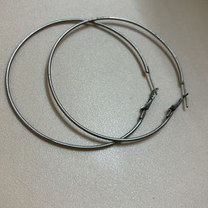 Set Of 3 Preloved Hoop Earrings