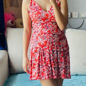 Floral Print Skirt Dress