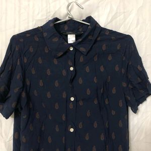 NAVY BLUE SHIRT WOMAN