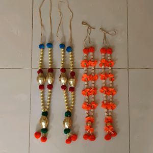 Unused Four Pieces Haar Mala Necklace