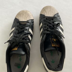 Adidas Original Black Superstar Shoes