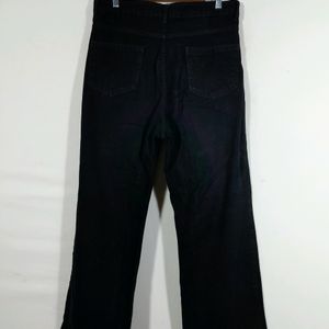 Black Wide Leg Jeans (Women)