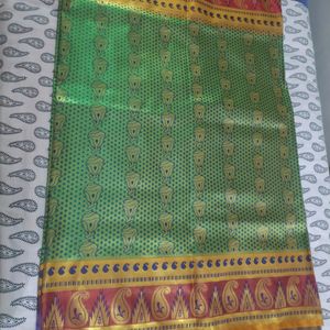 Brand New Banarasi Silk Dhup chav Saree....