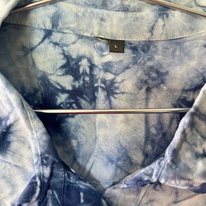 Blue Tie N Dye Shirt