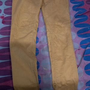 Golden Colour Jeans