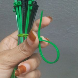 Set Of 3 Colourful Self-locking Nylon Cable Tie