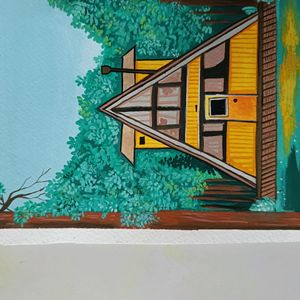 Cottage Painting (Sheet)