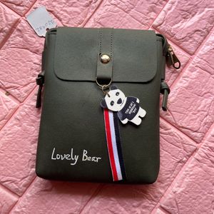 Cute teddy bear mobile sling
