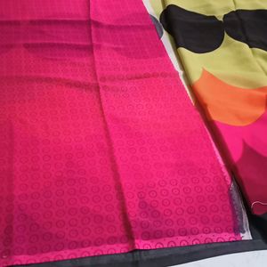 Simple Light Weight Multicolour Saree