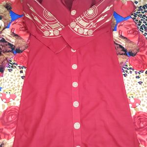 Reyon embroidery kurti