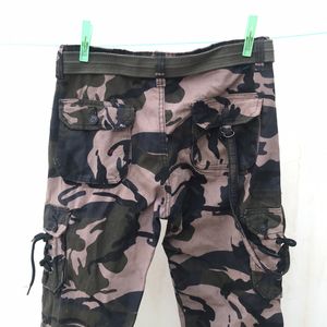 Army Print Cargo Pant Unisex