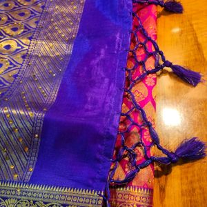 Soft Chanderi Silk Saree