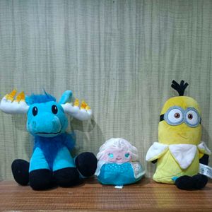 Combo Of Imported 3 Plushies Toyd