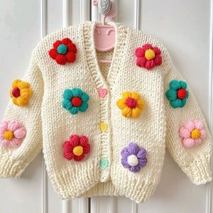 Handmade daisy cardigan