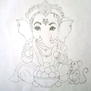 Cute Bal Ganesh