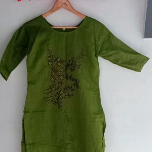 Green Kurta 🔥🔥🔥🔥 For Women