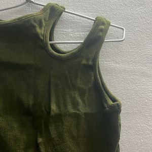 Olive Green Cami Top