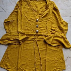 Mustard Yellow Top For Women