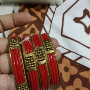 Brass Kada Set Of 4