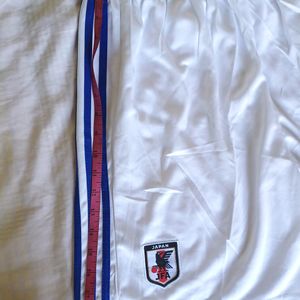 Japan football shorts (white), 1st copy, Good Quality, Comfortable to wear