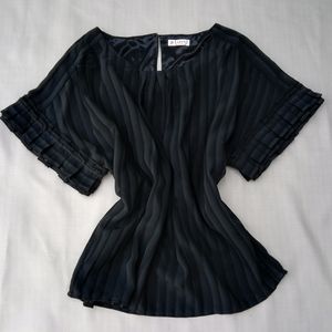 New Korean Black Loose Blouson