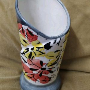 Flower Vase- Beutiful Ceramic, Slightly Chipped,