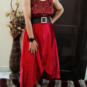 Beautiful Red Party Wear Dress