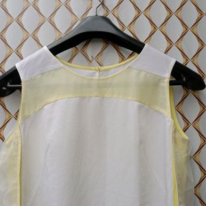 New White Yellow Top