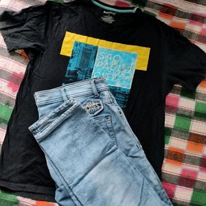 Combo Of T-shirt And Jeans