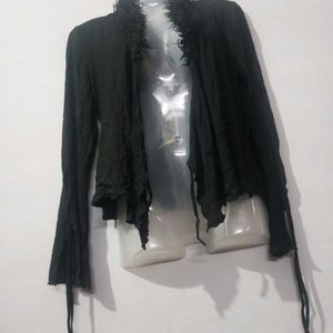 Very Beautiful Black Shrug Jacket