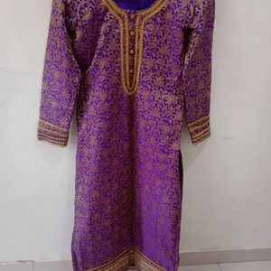 Lace Work Kurti