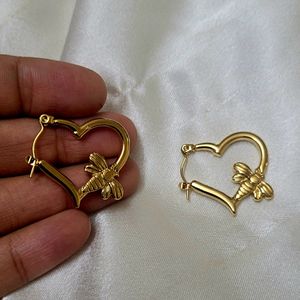 Heart Style Hoops