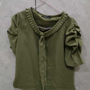 Olive Colour Top