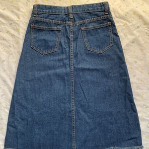 Blue Denim Skirt