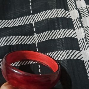 Red Glass Bangle (Kada)