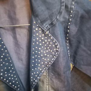 Denim Party Blazer