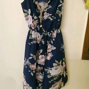 Shein Tie Up Dress