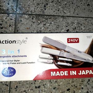 Action Style Professional 3in1 Hair Straightener